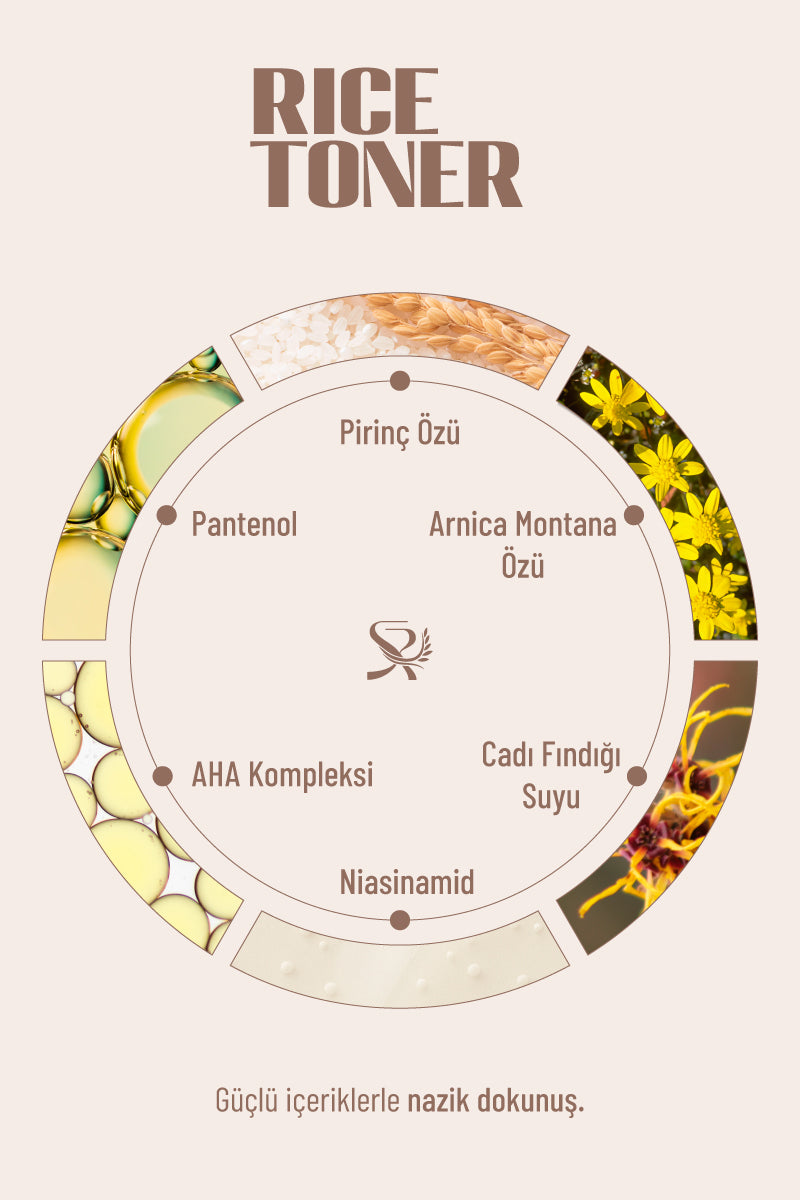 Pirinç Özlü Yüz Toniği