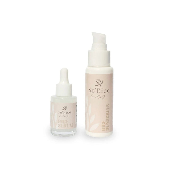 Pirinç Özlü Güneş Kremi ve Serum Seti - So'Rice
