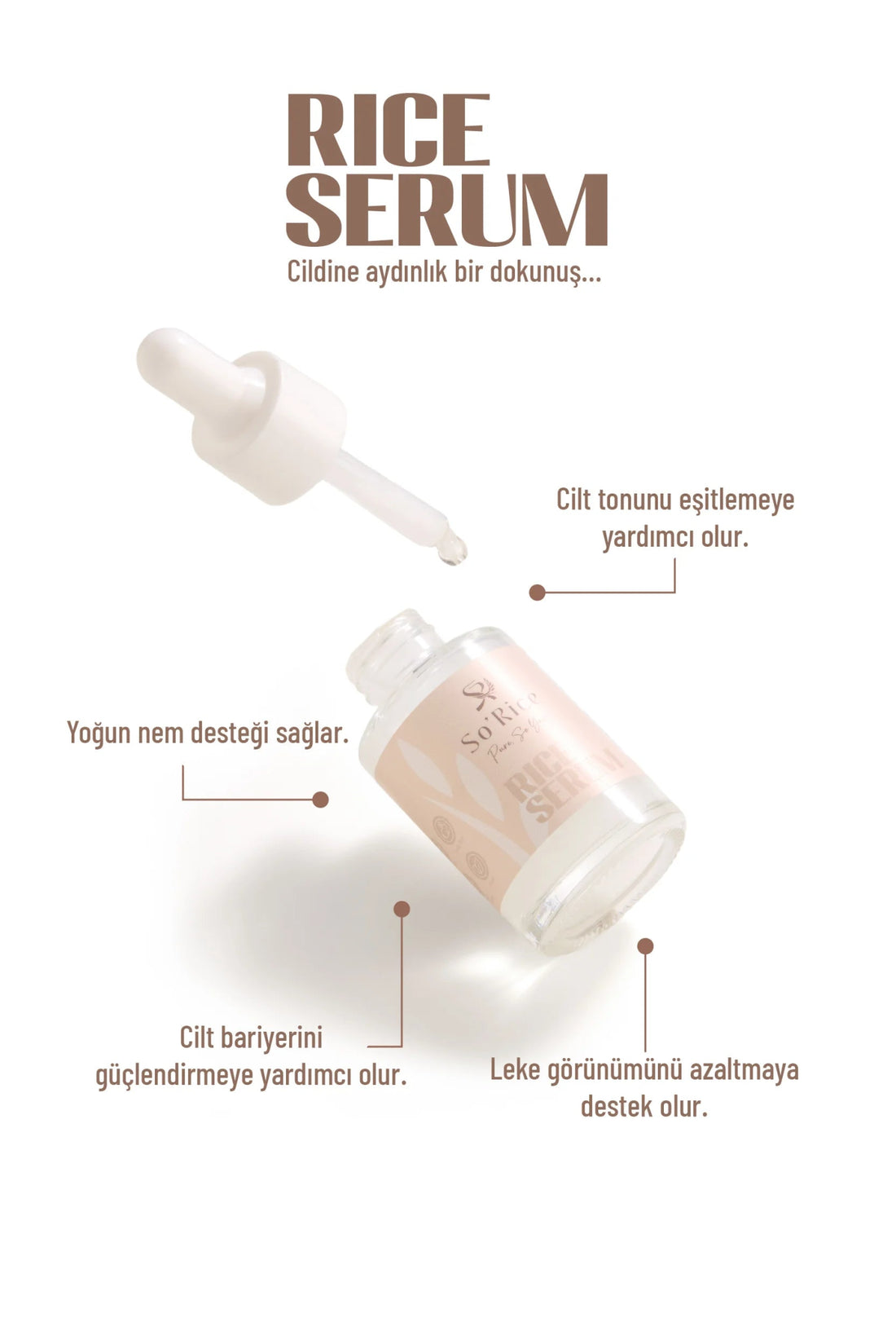 Pirinç Özlü Yüz Serum - So'Rice